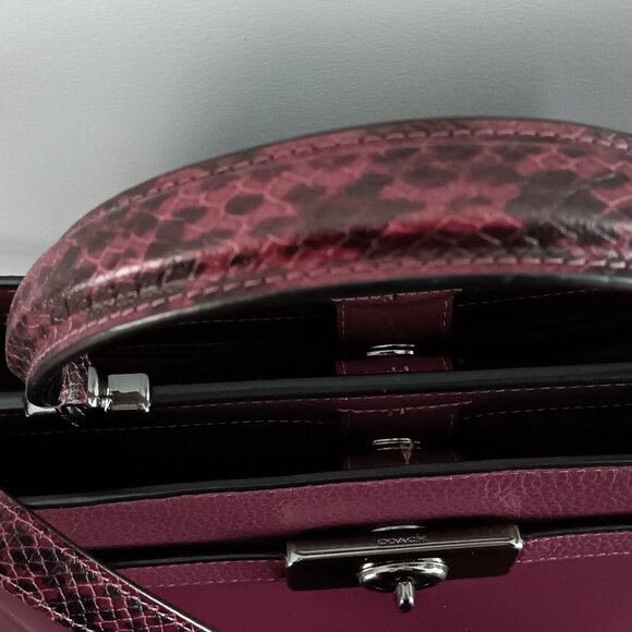 Coach leather lane carryall  satchel - Picture 3 of 16